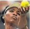  ??  ?? Venus Williams made her Wimbledon debut 20 years ago.