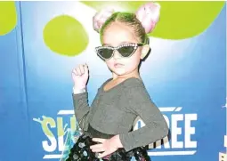  ?? (Photo AFP) ?? SENSATION Instagram sensation Taylen Biggs arrives for the Nickelodeo­n Kids Choice Awards Slime Soiree in this 2019 photo in California