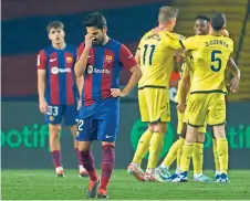  ?? ?? ilkay Gundogan del Barcelona reacciona durante el partido