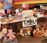  ??  ?? ●● The tombola