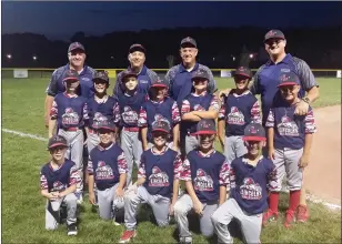  ?? Photo by Branden Mello ?? The Lincoln Little League Jimmy Fund Tournament all-star team will play Cumberland in tonight’s final at Lajoie Field after defeating Burrillvil­le, 8-1, in the losers’ bracket final Tuesday night.