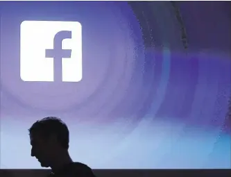  ?? MARCIO JOSE SANCHEZ THE ASSOCIATED PRESS ?? Facebook is having one of its worst weeks as a publicly traded company with a share sell-off continuing for a second day. Canada has now joined Europe in voicing concerns about the social media giant.