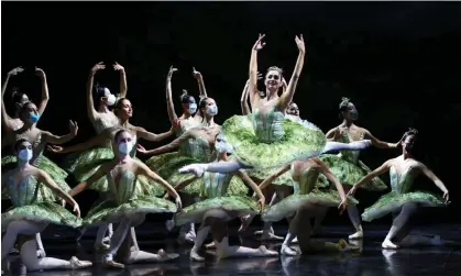  ?? Photograph: Fabrizio Bensch/Reuters ?? Dancers from the Berlin State Ballet during the dress rehearsal for a production of Don Quixote in Berlin last December.