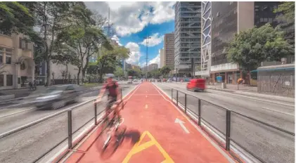  ?? ?? A inclusão das ciclovias no ranking foi um dos avanços recentes