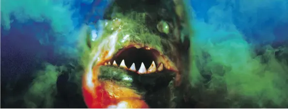  ?? GETTY IMAGES / STOCKBYTE ?? In Joe Dante’s campy horror flick Piranha (1978), the sound of a school of approachin­g killer fish is actually that of a dental drill in operation.