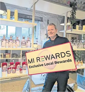  ?? ?? OFFERS: Iain McDonald’s Perth Distillery is in the Mi Rewards scheme.