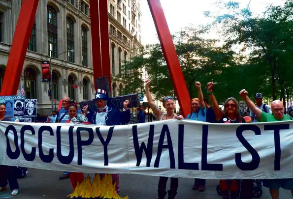  ?? ?? The Occupy movement briefly shook the world – but to what end?