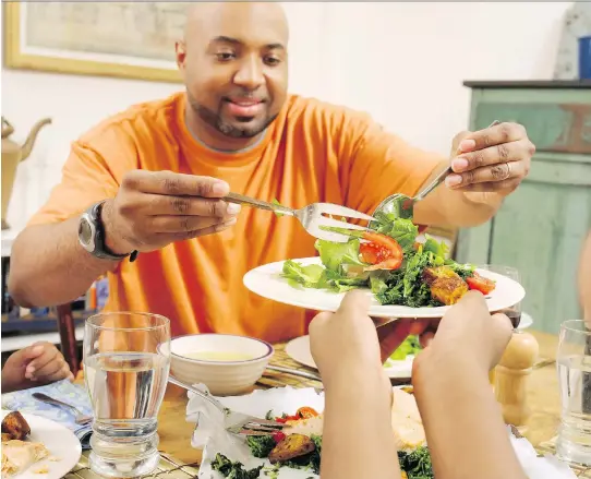  ?? GETTY IMAGES/ISTOCK PHOTO ?? As part of Dr. Xand Van Tulleken’s diet regime, a lunch can be a lightly dressed salad, or veggies and brown pasta with lean protein such as grilled salmon.