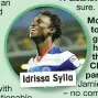  ??  ?? Idrissa Sylla