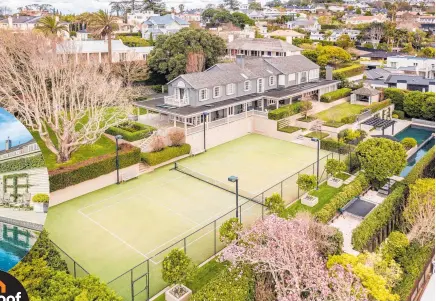  ??  ?? Two freehold titles were combined to create this luxurious property at 12 Aldred Rd, Remuera.