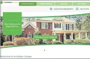  ?? SCREEN SHOT FROM THE INVITATION HOMESWEBSI­TE ?? Invitation Homes is facing a lawsuit that accuses the corporate landlord of charging tenants illegal late fees.
