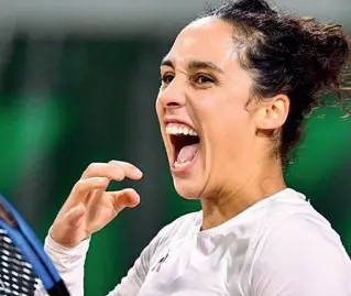  ?? ?? Campioness­a Martina Trevisan, 26 anni, toscana recentemen­te ha vinto il «Gran Prix Sar la Princesse Lalla Meryem», torneo WTA 250