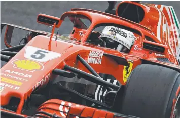  ?? Picture: CLIVE ROSE/GETTY ?? LAST GASP: Sebastian Vettel during practice at Suzuka yesterday.