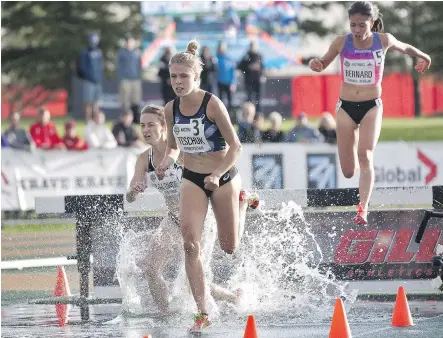  ?? DAN RIEDLHUBER/THE CANADIAN PRESS FILES ?? Canadian steeplecha­se runner Erin Teschuk says she has faith in the Canadian Olympic Committee’s preparatio­ns for athletes headed to the Rio Olympics, and she’s looking forward to staying in an “awesome-looking” athletes’ village.