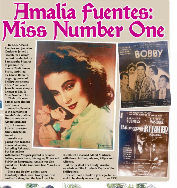 Amalia Fuentes Miss Number One Pressreader