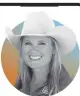  ??  ?? Kenda Arizona, Lenseigne, worked with Phoenix, top cutting horse trainers in Texas and California. But when she tried mounted shooting, she was hooked. She’s the first woman in the history of her sport to win the Overall World Champion title, and...