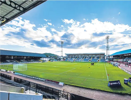  ?? SNS. ?? Dens Park, home of Dundee FC since 1899. The club has plans to move to a new state-of-the-art facility close to Camperdown Park.