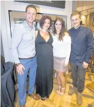  ??  ?? Partners in prime Restaurant owners Gavin Colquhoun, Lisa Aitken, Danny Muir and Kimberly Muir