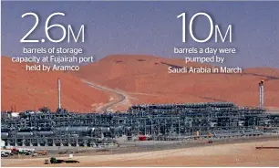  ?? AP ?? Aramco is building refineries in the kingdom and in Asia to help it increase sales and purchases of gasoline, diesel and other products to more than two million barrels a day. —