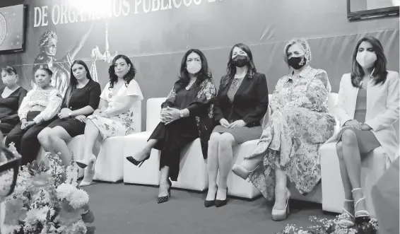  ?? /FABIOLA VÁZQUEZ ?? Retos y carencias superaron las mujeres para ocupar espacios de poder y liderazgo en Tlaxcala