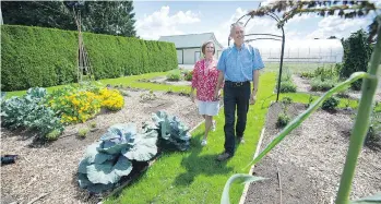  ??  ?? Kelly Schroeder’s enthusiasm for a potager garden was sparked when she and husband John visited Babylonsto­ren, a French-style fruit and vegetable farm garden about 53 kilometres east of Cape Town in South Africa.