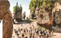  ??  ?? Hopewell Rocks, Bay of Fundy