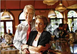  ?? THE PALM BEACH POST ?? Restaurate­ur Norbert Goldner, shown with his wife, Lidia, opened Palm Beach’s Cafe L’Europe in 1980 and soon had lines out the door before dinner hours.