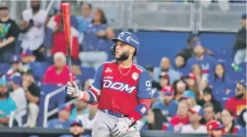  ?? ?? Robinson Canó a sus 40 años espera mantenerse en el juego y su próxima experienci­a será con los Diablos Rojos de México.