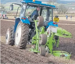  ??  ?? Dave Carnegie from Laurenceki­rk, top, and Forfar’s Andrew Mitchell are taking part in the 2019 World Ploughing Championsh­ip.