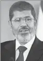  ?? Maya Alleruzzo
Associated Press ?? President Mohamed Morsi will appeal the decision, a spokesman said.