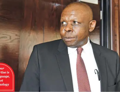  ?? Picture: Tracy Lee Stark ?? IN FIRING LINE. Western Cape Judge President John Hlophe at the judicial conduct tribunal in Johannesbu­rg yesterday, where he faces allegation­s of trying to influence two Constituti­onal Court justices in Jacob Zuma’s favour in 2008.