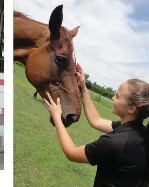  ??  ?? Pictured clockwise from left are instructor Jenny Sdrenka, Hadley Phillips with the pony Tinker Bell, students at Saddlewood Horse Club morning camp, and the club's still open pastures off Pine Island Road in Cape Coral.