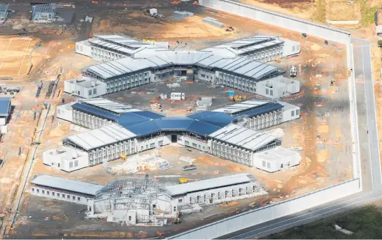  ?? Photo / Brett Phibbs ?? Originally Waikeria Prison was to have 1500 beds and cost $1 billion, but the Labour Government pared back the mega-prison project and built only half the beds.