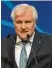  ??  ?? Horst Seehofer