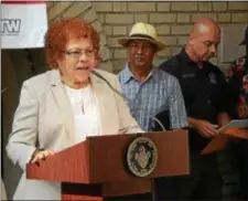  ??  ?? Senator Shirley Turner at the annual NNO kickoff event at City Hall.