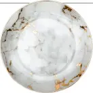  ??  ?? ROCK STAR Marble-effect side plate, £13, Cult Furniture (020 8185 6960, cultfurnit­ure.com)