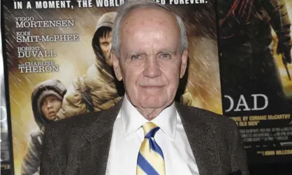  ?? Photograph: Evan Agostini/AP ?? Cormac McCarthy at the premiere of the film version of his novel The Road. His publisher confirmed he is not @CormacMcCr­thy.