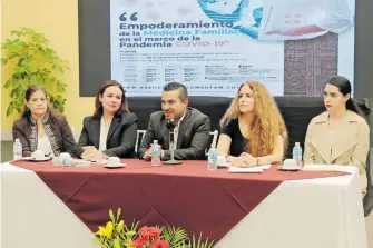  ?? / GODEZAC ?? En conferenci­a 2022. de prensa, anunciaron el Congreso Nacional de Medicina Familiar