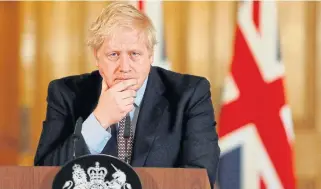  ?? /Reuters ?? Slowing economy: UK Prime Minister Boris Johnson has to decide how his government makes room for capital spending within its fiscal rules.