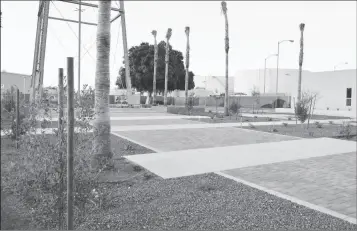  ?? PHOTO BY CESAR NEYOY/BAJO EL SOL ?? CENTENNIAL PARK, LOCATED AT THE BASE OF SOMERTON’S water tower, is slated to be dedicated June 9.