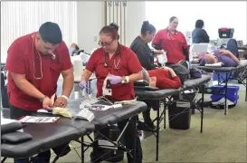  ?? Signal file photo ?? Henry Mayo Newhall Hospital has scheduled two blood drives next week — on April 1 and April 3 — at the Education Center, across from the hospital.