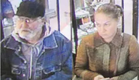  ??  ?? This store surveillan­ce photo shows the suspects in an Oct. 12 robbery in Charlottet­own, P.E.I.