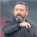  ??  ?? Dons boss Derek Mcinnes.