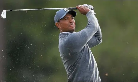  ?? SAM GREENWOOD/AFP ?? Sempre em forma. Tiger Woods superou uma série de lesões, cirurgias na coluna e está jogando com o conhecido talento