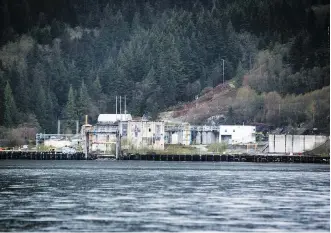  ?? BEN NELMS/FILES ?? Singapore-based Woodfibre paused parts of its $1.8-billion LNG project in Squamish, B.C., when tariffs were first imposed in 2017. It is asking Finance Canada for relief from the 48.5-per-cent duty.