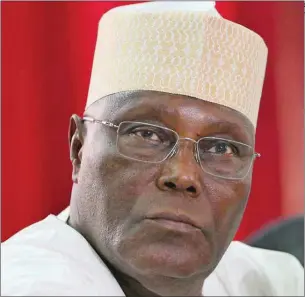  ??  ?? Atiku...the firework is on