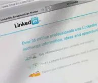  ??  ?? Zero tolerance LinkedIn says buying connection­s ‘ dilutes member experience’ and can prompt account closures.
Rex Features