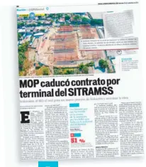  ??  ?? 19 DE NOV. 2014 INCUMPLIMI­ENTO EN NOVIEMBRE DE 2014, EL MOP DECIDIÓ CADUCAR EL CONTRATO DE CYMIMEX, SE FINIQUITÓ EN FEBRERO 2015.