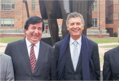  ??  ?? Jaime Durán Barba y Mauricio Macri, risueños, en una imagen de archivo.