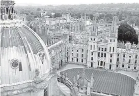  ?? CORTESÍA ?? La Universida­d de Oxford es una de las participan­tes